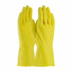 PIP 47-L170Y/L, ASSURANCE UNSUPPORT LATEX, YLW., 18 MIL, 12 INCH, UNLINED, DIAMOND