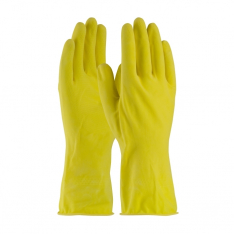 PIP 48-L160Y/M, ASSURANCE UNSUPPORT LATEX, YLW., 16 MIL, 12 INCH, FLOCKED, HONEYCOMB