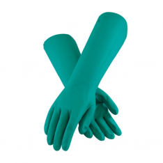 PIP 50-N2272G/L, ASSURANCE UNSUPPORT NITRILE, GRN., 22 MIL, 18 INCH, UNLINED, SANDPATCH