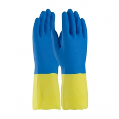 PIP-33224-L, BLUE/YWL NEO/LATEX FLOCK LINED bulk p