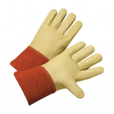PIP 6000/L, IRONCAT PREMIUM GRAIN COWHIDE MIG TIG GLOVE, KEVLAR THREAD
