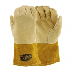 PIP 6021/L, IRONCAT PREMIUM GRAIN PIGSKIN, MIG WELDING, 4" CUFF, KEVLAR THREAD THREAD