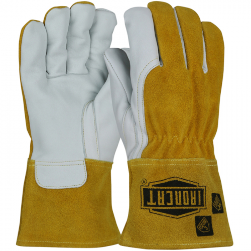 PIP 6243/L, IRONCAT PREMIUM GOATSKIN/COWHIDE,MIG WEDLING, 4" CUFF, KEVLARTHREAD,WCPG,A4