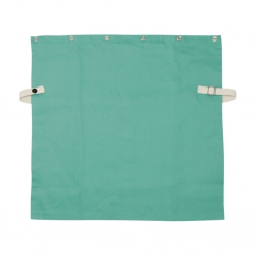 PIP 7052/14, IRONCAT 9OZ 14" FR GREEN SATEEN COTTON BIB