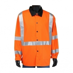PIP 7060/2XL, IRONCAT IRONTEX FR COTTON JACKET HI-VIS ORANGE