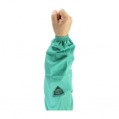 PIP 7071/18, IRONCAT 9OZ 18" FR GREEN SATEEN COTTON SLEEVE WITH 3/4" ELASTIC Elasti