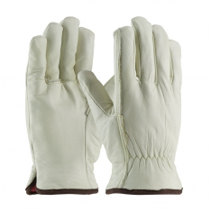 PIP 77-208/L, TOP GRAIN COWHIDE DRIVERS, RED FOAM LINING, STRAIGHT THUMB