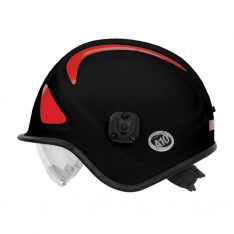 PIP 813-3279, PACIFIC A10 AMBULANCE/PARAMEDIC, BLACK, EYE VISOR, 3-PT CS NFPA 1951