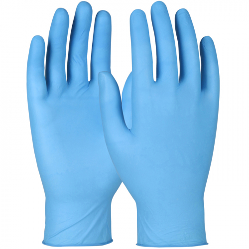 PIP 84-403, BLUE QUALATRILE NF NITRILE GLOVE 100/PB, 10 PB/CASE MEDIUM