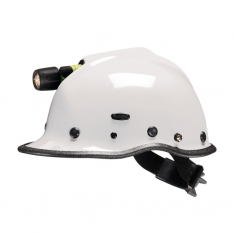 PIP 860-6033, PACIFIC R5T RESCUE W/ LIGHT HOLDER, WHITE, RATCHET, 3-PT CHIN STRAP