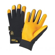 PIP 86400/L, IRONCAT, HEAVY DUTY GRAIN DEERSKIN, SPANDEX BACK, HOOK AND LOOP WRIST