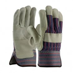 PIP 87-1563P, TOP GRAIN COWHIDE, ECON GRADE, GUNN CUT, REINFORCED PALM, SC