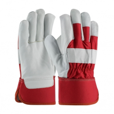 PIP 87-1944/L, TOP GRAIN GOATSKIN, PREMIUM GRADE, RED FABRIC BACK, RUBBERIZED SC