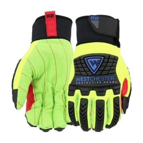 PIP-87800-M, R2, Safety Rigger, Green Corded Palm,