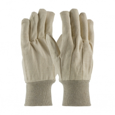 PIP 710K, CANVAS SINGLE PALM, NATURAL 10 OZ COTTON/POLYESTER, NATURAL KNIT WRIST, MEN'S
