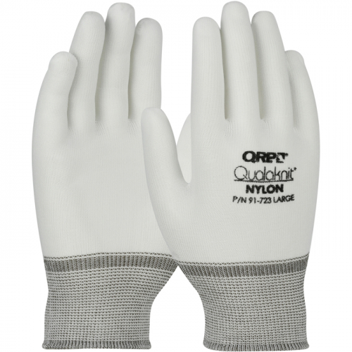 PIP 91-723, NYLON INSPECTOR GLOVE 240 PAIR/CASE BROWN CUFF LARGE