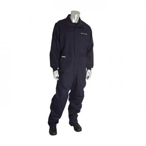 PIP 9100-2170D/2X, 12 CAL FR DUAL CERT. 9OZ. COVERALL, NFPA 70E & NFPA 2112, NVY