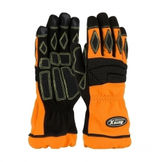 PIP 911-AX9/L, AUTOX EXTRICATION, ORANGE W/ BLACK PADDING, L, NON-MELT FINGERTIPS