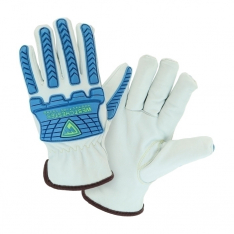 PIP 9120/2XL, SHEEPSKIN DRIVERS, KEYSTONE, ARAMID CUT LINER, BLUE L2 IMPACT TPR, A4