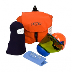 PIP 9150-52500, 12 CAL KIT, ARC SHIELD/BAG, HARD HAT, BALACLAVA, GLASSES, BACKPACK