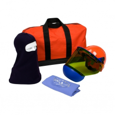 PIP 9150-52512, 12 CAL KIT, ARC SHIELD/BAG, HARD HAT, BALACLAVA, GLASSES, CARRY BAG