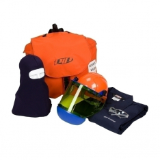 PIP 9150-5488EB/2X, 12 CAL, DUAL CERT. COVERALL KIT, ARC SHIELD, HH, BAL, BAG, GLASSES