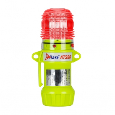 PIP 939-AT280-R, COMPACT, RED, FLASHING OR STEADY-ON 1-COLOR, 8 LED, FOUR "AA" BATTERIE