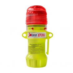 PIP 939-EF350-R, COMPACT, RED, FLASHING 1-COLOR, 4 LED, FOUR "AA" BATTERIES