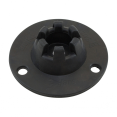 PIP 939-EFAVBASE, AVIATION RUBBER BASE MOUNT, BLACK, 2" HIGH, 6.25" DIA, SECURE MOUNT SE
