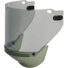 PIP 9400-55502, 12 CAL HIGH TRANSPARENCY REPLACEMENT LENS WITH CHIN CUP