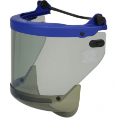 PIP 9400-55512, 12 CAL HT ARC SHIELD WITH UNIVERSAL MOUNT FOR FULL BRIM HARD HATS
