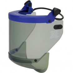 PIP 9400-55524, 20 CAL HT ARC SHIELD WITH UNIVERSAL MOUNT FOR SLOTTED AND NON-SLOTTED HARD HATS