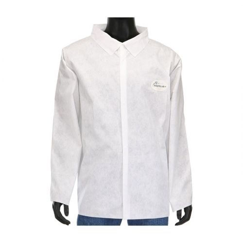 PIP C3817/XXL, POSIWEAR M3 WHITE SHIRT SNAP FRONT CLOSURE