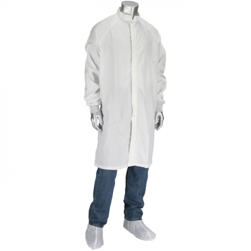 PIP CFRZC-74WH-5PK-3XL, WHITE FROCK WITH RAGLAN SLEEVE AND KNIT CUFF