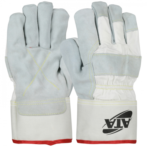 PIP MJVATA-XXL, ATA 7G, LEATHER AND CANVAS, ANSI A5 / Cotton A5 Cut Liner, Slip-On Cuff