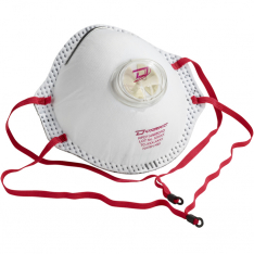 PIP 270-RPD714N95OAO, N95 PARTICULATE RESPIRATOR, EXHALE VALVE, W/AJUSTABLE STRAP, NIOSH, WHITE, OS