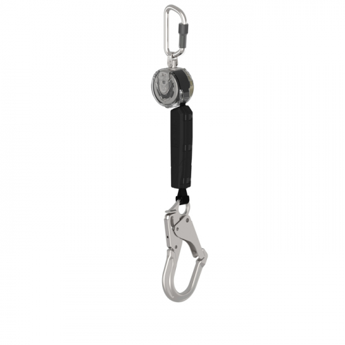 MSA VTOHW-031-DA-A, V-TEC PFL, 10', single-leg, AL36CL large aluminum snaphook, aluminum triple acti