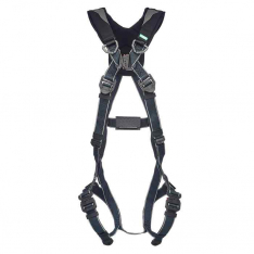 MSA  10252170, V-Fit Arc Flash Harness, Back D-Ring, Quick-Connect Leg Straps, Super Extra Large (SX