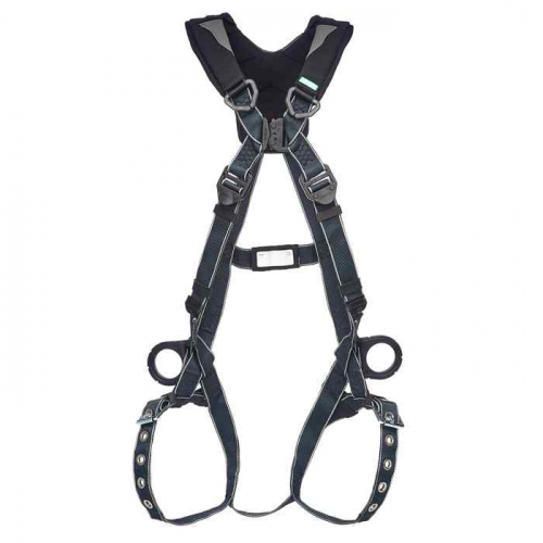 MSA  10252201, V-Fit Arc Flash Harness, Back & Hip D-Ring, Tongue Buckle Leg Straps, Extra Small (XS