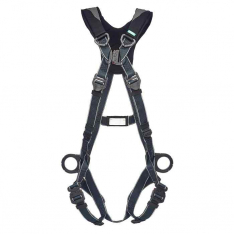 MSA  10252206, V-Fit Arc Flash Harness, Back & Hip D-Ring, Quick-Connect Leg Straps, Standard (STD)
