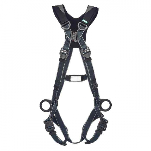 MSA  10252206, V-Fit Arc Flash Harness, Back & Hip D-Ring, Quick-Connect Leg Straps, Standard (STD)
