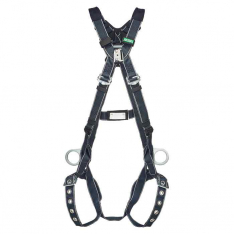 MSA  10252242, V-Form Welding Harness, Back & Hip D-Ring, Tongue Buckle Leg Straps, Extra Large (XL)