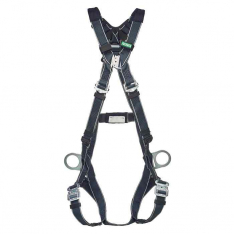 MSA  10252246, V-Form Welding Harness, Back & Hip D-Ring, Quick-Connect Leg Straps, Extra Large (XL)