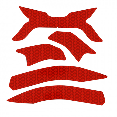 MSA GA3719-02, Retro reflective stickers,  Microprism,  Red