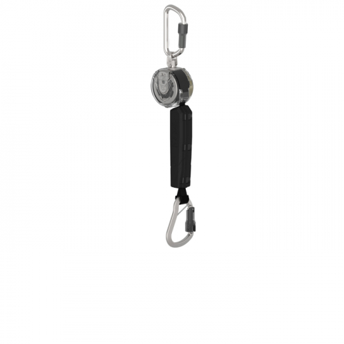 MSA  VTOHW-031-DD-A, V-TEC PFL, 10', single-leg, aluminum triple action carabiner, aluminum triple a