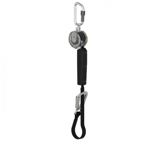 MSA  VTOHW-031-DJ-O-TB, V-TEC PFL, 10', single-leg, tie-back, FP5K snaphooks, aluminum triple action