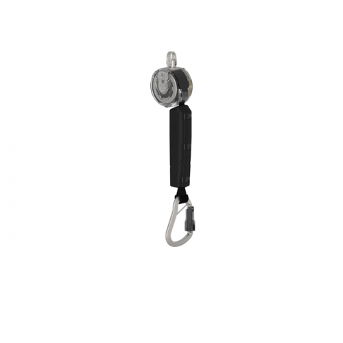 MSA  VTOHW-031-ZD-A, V-TEC PFL, 10', single-leg, aluminum triple action carabiner, ANSI Z359.14, OSH