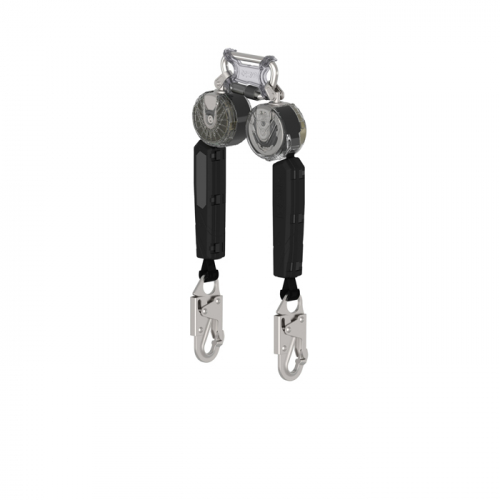 MSA  VTOHW-032-RB-A, V-TEC PFL, 10', twin-leg, 36C snaphook, twin link triple action carabiner (top)