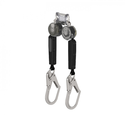 MSA  VTOHW-032-RF-A, V-TEC PFL, 10', twin-leg, 36CL large steel snaphook, twin link triple action ca