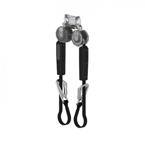 MSA  VTOHW-032-RJ-O-TB, V-TEC PFL, 10', twin-leg, tie-back, FP5K snaphooks, twin link triple action 